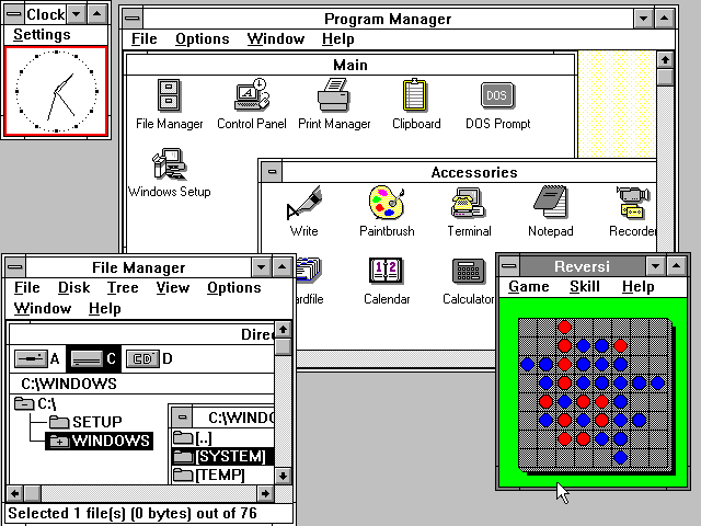 Windows 3.0 (ปี ค.ศ. 1990 - พ.ศ. 2533) Windows 3.0 (ปี ค.ศ. 1990 - พ.ศ. 2533)