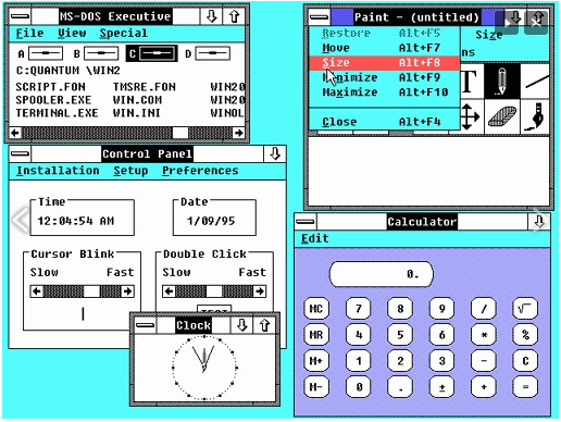 Windows 2.0 (ปี ค.ศ. 1987 - พ.ศ. 2530) Windows 2.0 (ปี ค.ศ. 1987 - พ.ศ. 2530)