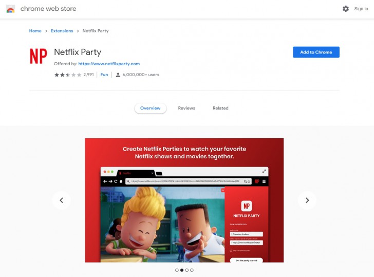 Netflix Party ชวนคนมาดูหนังด้วยกันออนไลน์ ดูหนังด้วยกันในแชท บน Netflix