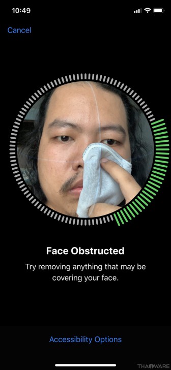 วิธีตั้งค่า Face ID ให้สแกนหน้าได้แม้ว่าใส่หน้ากากอนามัยอยู่