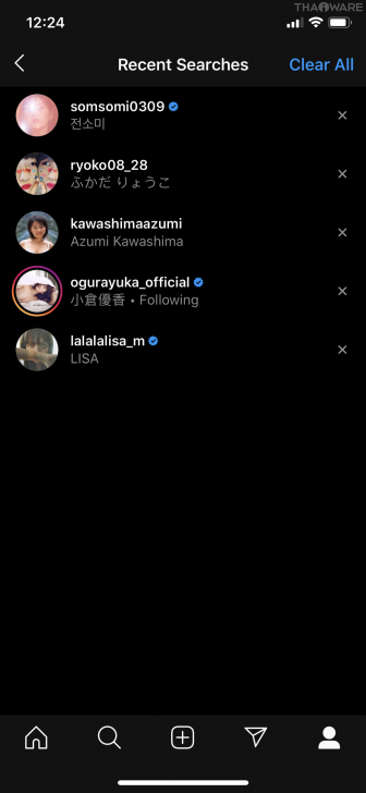 วิธีลบประวัติการค้นหาใน Instagram กันไว้ก่อนพ่อสอนไว้