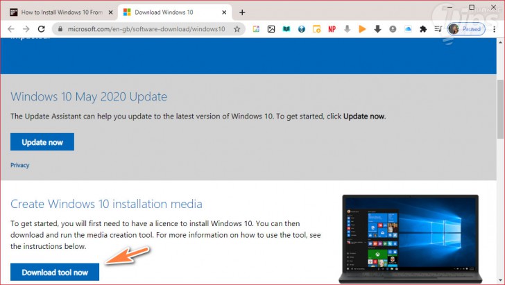 วิธีติดตั้ง Windows 10 หรือ วิธีลง Windows 10 ผ่านมือถือสมาร์ทโฟน Android