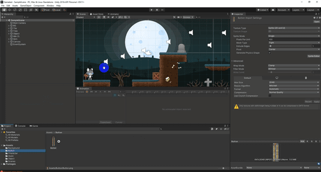 วิธีสร้างเกมจาก โปรแกรมสร้างเกม Unity3D ตอนที่ 3 (สร้างเกม 2D ด้วยตัวเอง) วิธีสร้างเกมจาก โปรแกรมสร้างเกม Unity3D ตอนที่ 3 (สร้างเกม 2D ด้วยตัวเอง)