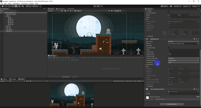 วิธีสร้างเกมจาก โปรแกรมสร้างเกม Unity3D ตอนที่ 3 (สร้างเกม 2D ด้วยตัวเอง) วิธีสร้างเกมจาก โปรแกรมสร้างเกม Unity3D ตอนที่ 3 (สร้างเกม 2D ด้วยตัวเอง)
