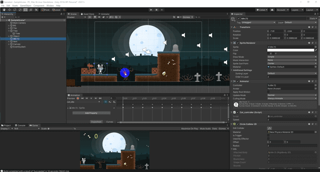 วิธีสร้างเกมจาก โปรแกรมสร้างเกม Unity3D ตอนที่ 3 (สร้างเกม 2D ด้วยตัวเอง) วิธีสร้างเกมจาก โปรแกรมสร้างเกม Unity3D ตอนที่ 3 (สร้างเกม 2D ด้วยตัวเอง)
