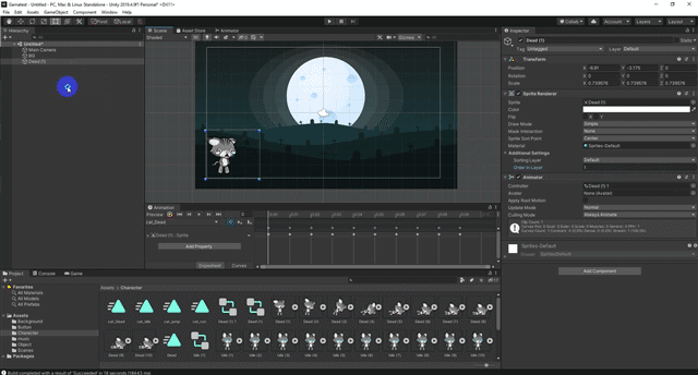 วิธีสร้างเกมจาก โปรแกรมสร้างเกม Unity3D ตอนที่ 3 (สร้างเกม 2D ด้วยตัวเอง) วิธีสร้างเกมจาก โปรแกรมสร้างเกม Unity3D ตอนที่ 3 (สร้างเกม 2D ด้วยตัวเอง)