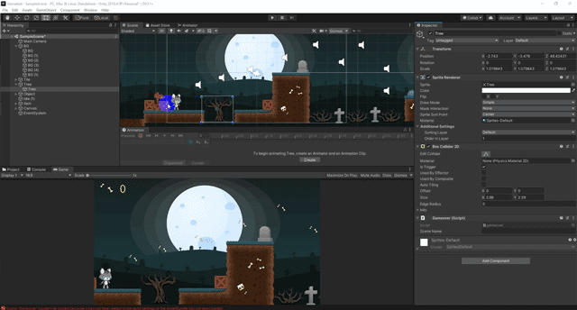 วิธีสร้างเกมจาก โปรแกรมสร้างเกม Unity3D ตอนที่ 3 (สร้างเกม 2D ด้วยตัวเอง) วิธีสร้างเกมจาก โปรแกรมสร้างเกม Unity3D ตอนที่ 3 (สร้างเกม 2D ด้วยตัวเอง)