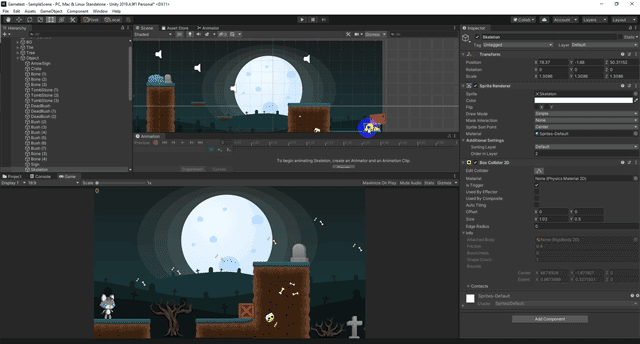 วิธีสร้างเกมจาก โปรแกรมสร้างเกม Unity3D ตอนที่ 3 (สร้างเกม 2D ด้วยตัวเอง) วิธีสร้างเกมจาก โปรแกรมสร้างเกม Unity3D ตอนที่ 3 (สร้างเกม 2D ด้วยตัวเอง)