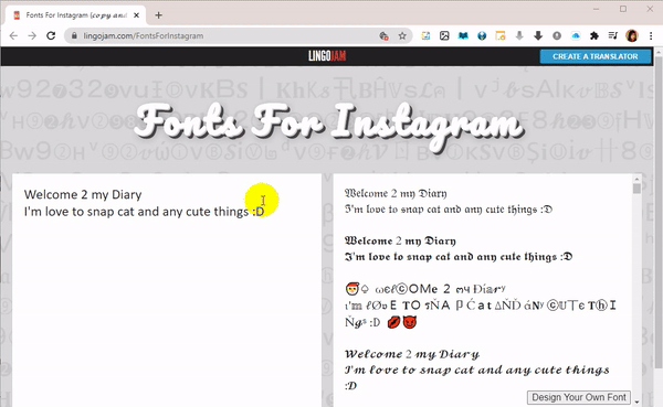 วิธีเปลี่ยนฟอนต์สวยๆ ใน Bio หรือ ประวัติของเรา ใน Instagram
