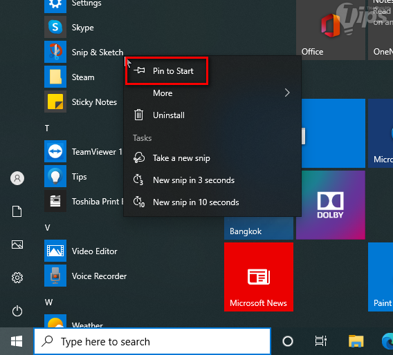 6 วิธีจับภาพหน้าจอบน Windows 10 โดยไม่ต้องติดตั้งโปรแกรมเพิ่มเติม