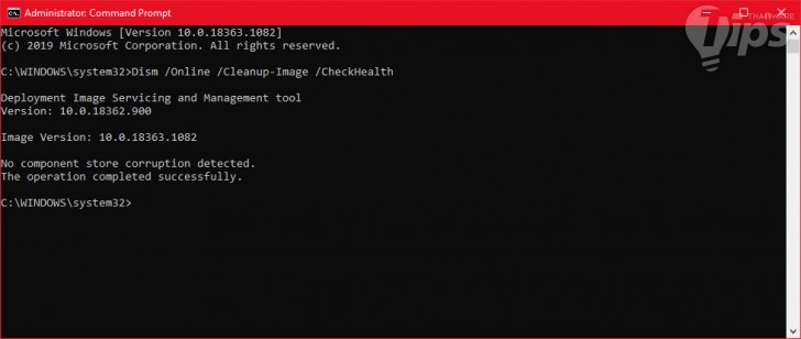 คำสั่ง CHKDSK, SFC และ DISM ใน Windows 10 คืออะไร ? ทำอะไรได้ ? ใช้งานต่างกันอย่างไร ?