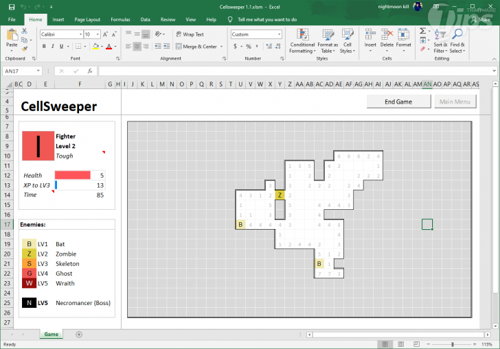 8 เกมฟรีใน Microsoft Excel เพิ่มความบันเทิง หรือเอาไว้ให้คุณได้อู้งานแบบเนียนๆ