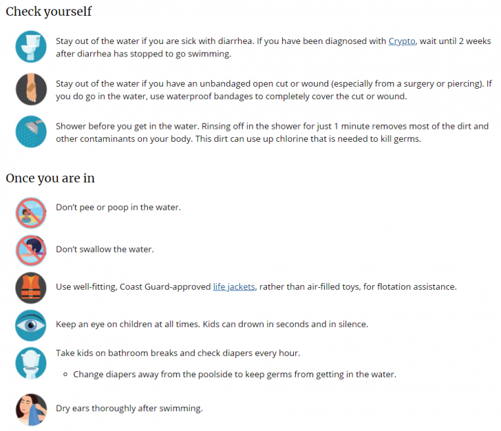 การว่ายน้ำในสระน้ำเดียวกันกับผู้ติดเชื้อต่าง ๆ มีความเสี่ยงในการติดโรคหรือไม่ ?