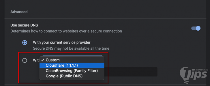 วิธีเปลี่ยน DNS Server บน Google Chrome ทั้งบน Windows, macOS, Android และ iOS