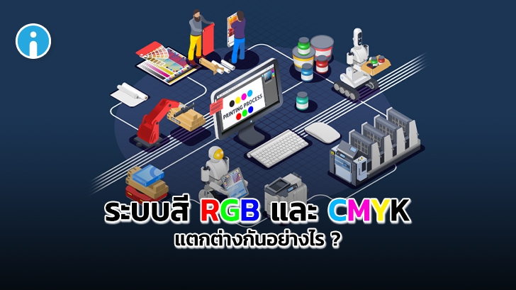 ระบบสี หรือ โหมดสี RGB และ CMYK คืออะไร ? แตกต่างกันอย่างไร ?