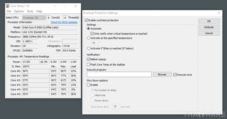 แนะนำโปรแกรมดูอุณหภูมิบนเครื่อง PC พร้อม วิธีเช็คอุณหภูมิความร้อนของ CPU