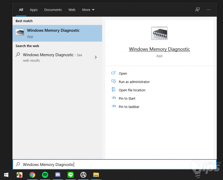 วิธีตรวจสอบ RAM หรือ เช็ค RAM ด้วยเครื่องมือ Windows Memory Diagnostic ฟรี