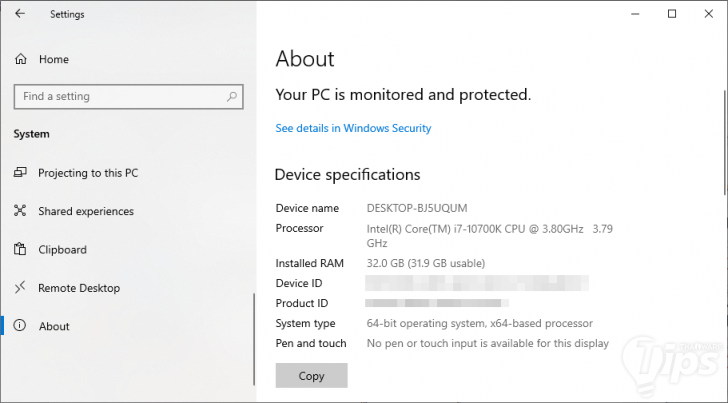 วิธีดูสเปกคอมพิวเตอร์อย่างละเอียดง่ายๆ ทั้งแบบใช้โปรแกรมช่วยดูสเปก และไม่ใช้โปรแกรมช่วย