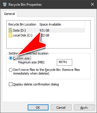 วิธีแก้ปัญหา Windows ลบไฟล์ แล้วไฟล์ไม่อยู่ใน Recycle Bin วิธีแก้ปัญหา Windows ลบไฟล์ แล้วไฟล์ไม่อยู่ใน Recycle Bin