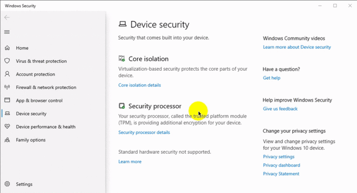 วิธีแก้ปัญหา Trusted Module Platform (TPM) Error บนระบบปฏิบัติการ Windows 10