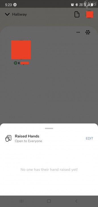 เมนูสำหรับ ผู้ดำเนินรายการ (Moderator) ในแอป Clubhouse