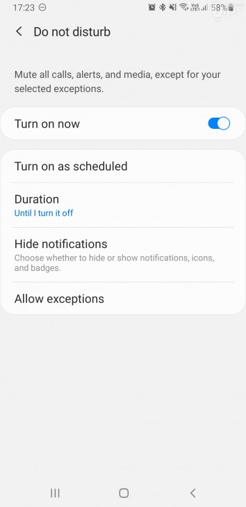 เปิดใช้งาน Do not Disturb ในสมาร์ทโฟน Android
