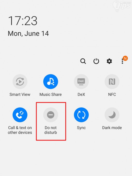 เปิดใช้งาน Do not Disturb ในสมาร์ทโฟน Android
