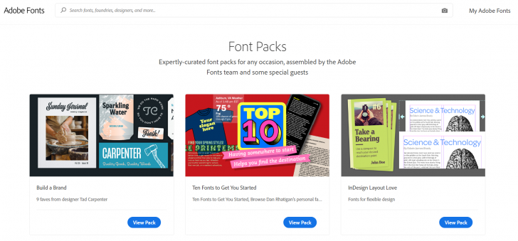 ประเภทของโปรแกรม Adobe