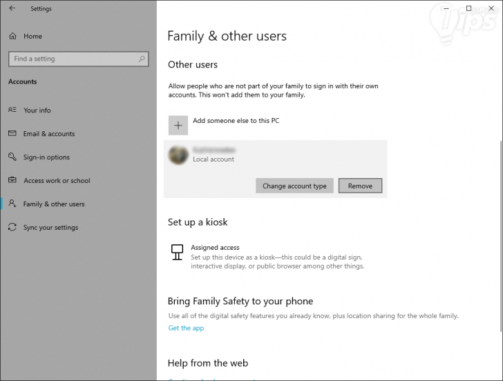 ลบบัญชีที่ผูกอีเมลออกโดยถาวร