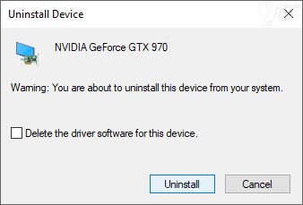 ถอนการติดตั้งไดรเวอร์การ์ดจอ และการติดตั้งใหม่ ถอนการติดตั้งไดรเวอร์การ์ดจอ และการติดตั้งใหม่