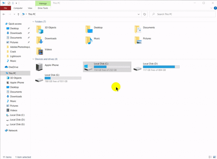 ใช้งาน Windows Defragment หรือ Optimize Drive