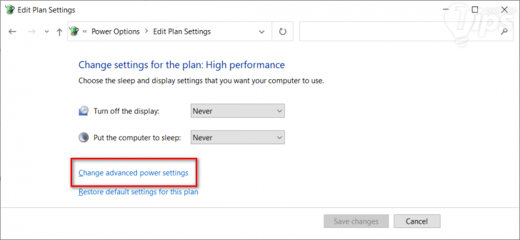 ปิดการทำงานของ USB Selective Suspend Settings