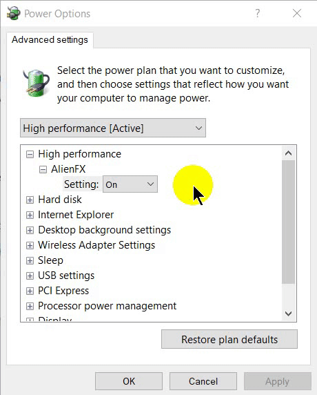 ปิดการทำงานของ USB Selective Suspend Settings