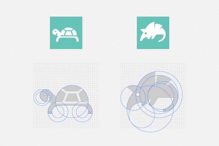 การออกแบบไอคอนสัตว์นิรนาม