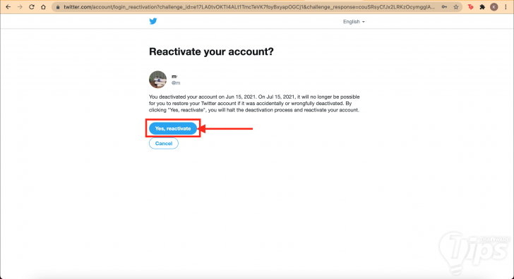 วิธีกู้คืนแอคเคาท์ Twitter