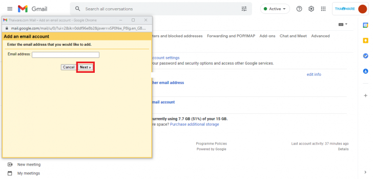 เข้าใช้งานบัญชี Hotmail / Outlook ผ่าน Gmail ด้วยคอมพิวเตอร์