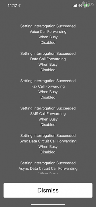 เช็คสถานะบริการโอนสาย เมื่อสายไม่ว่าง (Check Call Forwarding Status when Busy)