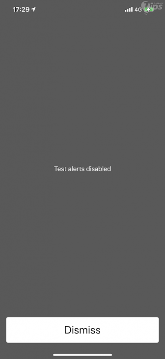 เช็คระบบการแจ้งเตือนฉุกเฉิน (Check Emergency and Government Alerts Status)