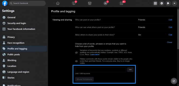 วิธีการซ่อนคอมเมนท์บน Facebook