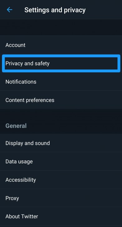 การตั้งค่า Muted words บน Twitter