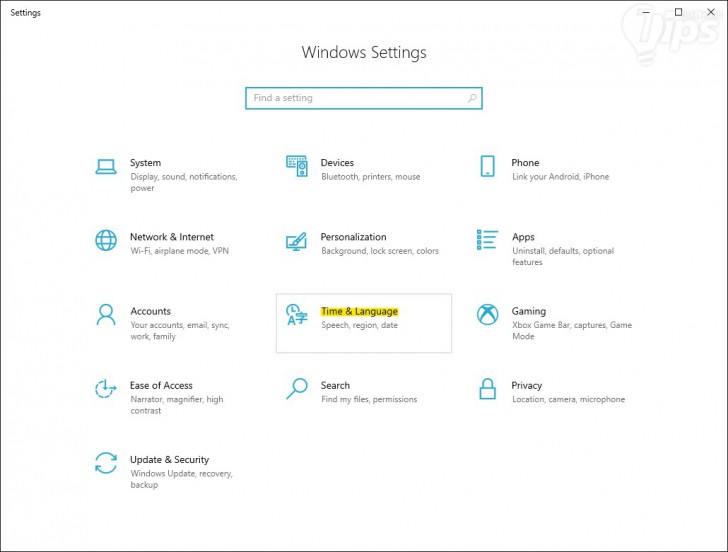 ตั้งค่าจาก ตัวเลือกคีย์บอร์ดขั้นสูง (Advance Keyboard Settings)
