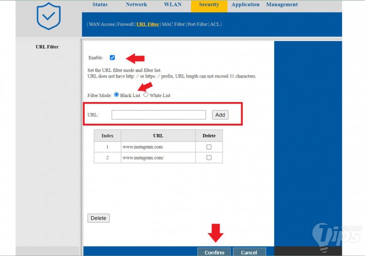 บล็อกเว็บไซต์บนเครือข่ายอินเทอร์เน็ต