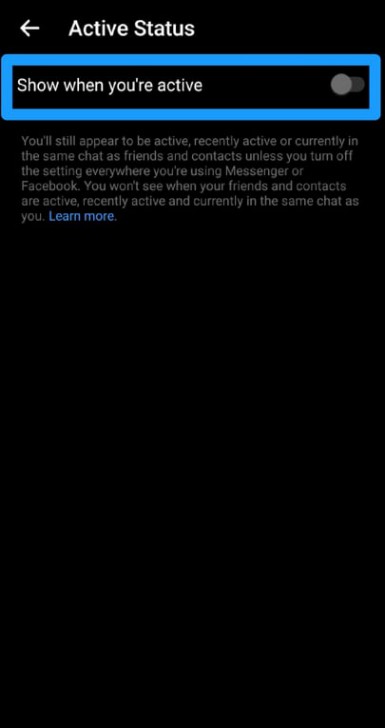 วิธีปิดสถานะออนไลน์บนแอปพลิเคชัน Messenger