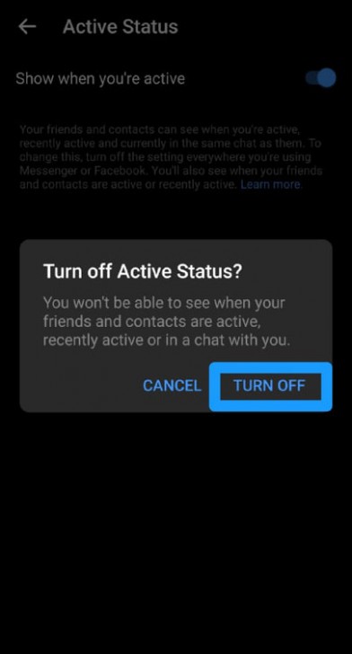 วิธีปิดสถานะออนไลน์บนแอปพลิเคชัน Messenger