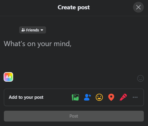 ตั้งค่าโพสต์บน Facebook