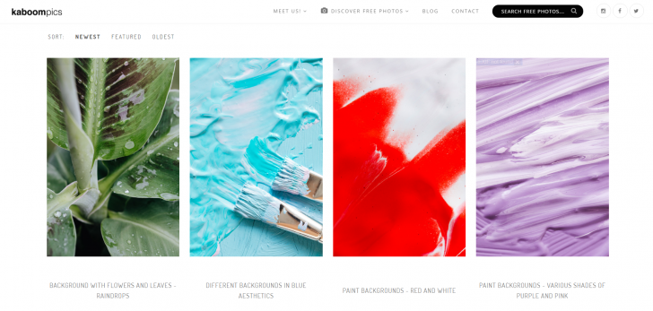 เว็บไซต์โหลดรูปฟรี Kaboompics.com