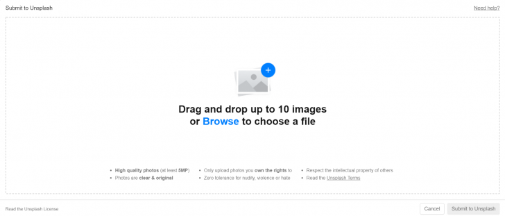 เว็บไซต์โหลดรูปฟรี Unsplash