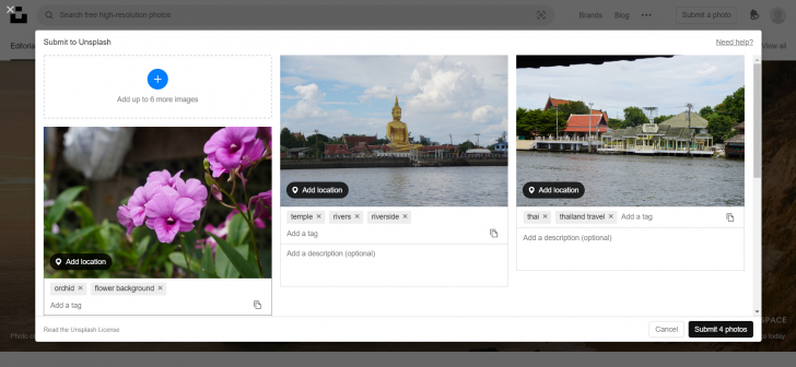 เว็บไซต์โหลดรูปฟรี Unsplash