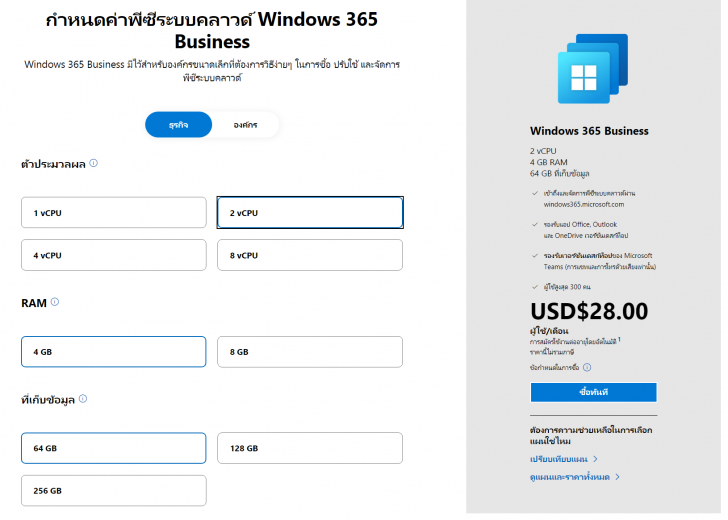 ปรับขนาดพีซีและคลาวด์ให้เหมาะสมกับการใช้งาน