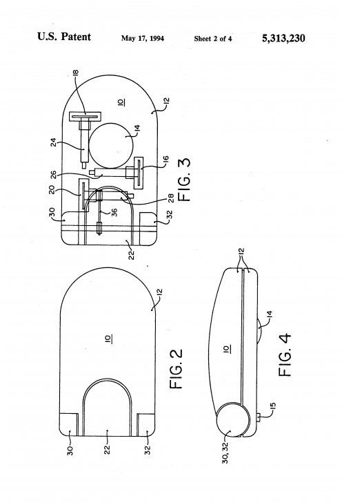 สิทธิบัตร Scroll Wheel ของ Gina Danielle Venolia